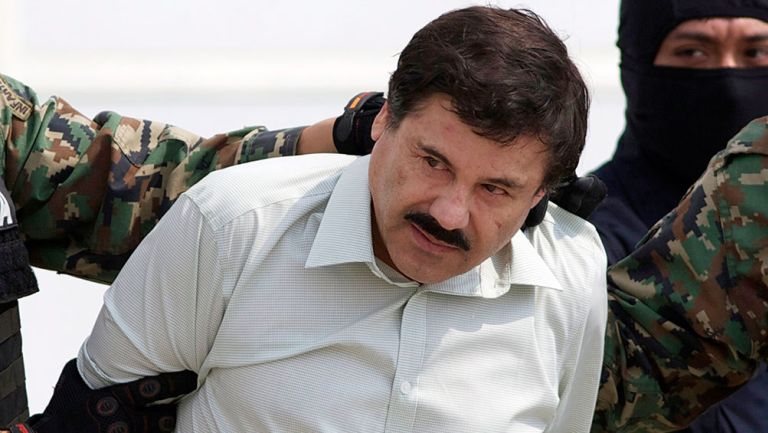 Chapo Guzmán al ser detenido