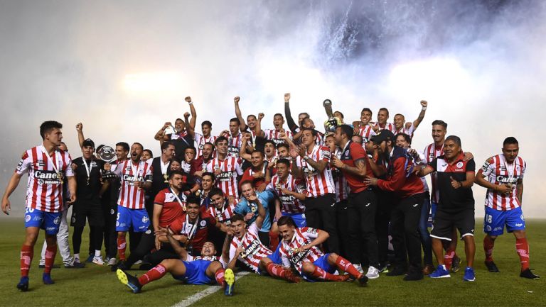 Atlético de San Luis festeja ascenso a la Liga MX