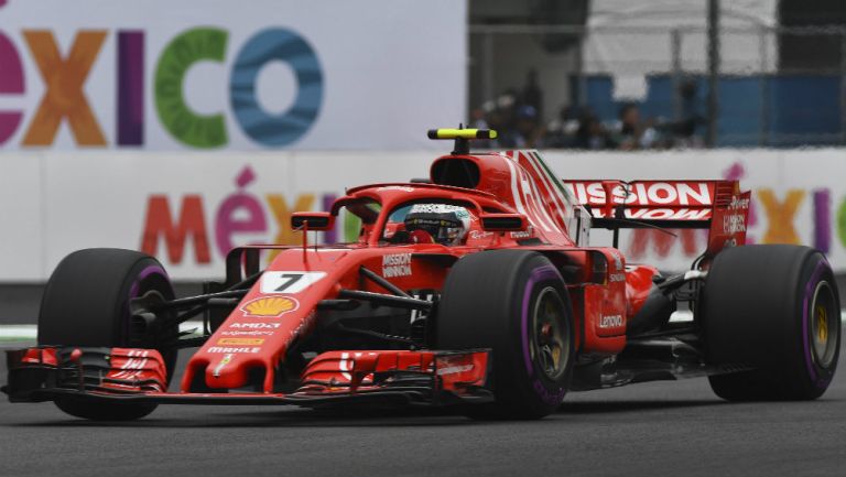 Kimi Räikkönen durante el Gran Premio de México