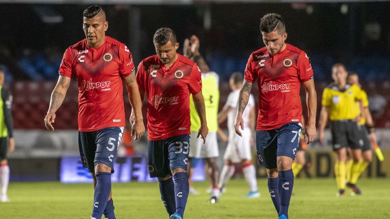 Jugadores del Veracruz se lamentan 