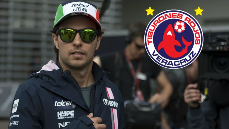 Checo Pérez durante el Gran Premio de México del 2018