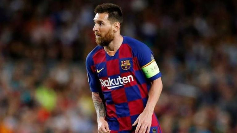 Messi en un juego del Barcelona