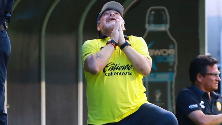 Maradona, en su etapa en Dorados