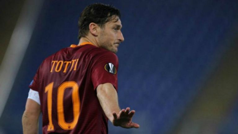 Totti, durante su etapa en la Roma