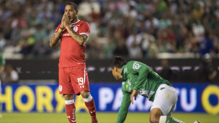 Felipe Pardo durante un partido con Toluca