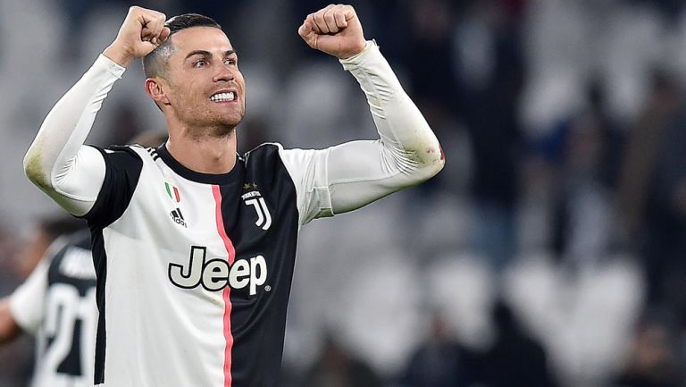 Cristiano Ronaldo celebra un gol con la Juventus 