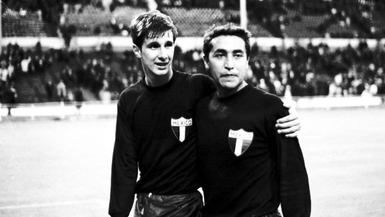 Enrique Borja e Isidoro Díaz en el Mundial de Inglaterra 1966 