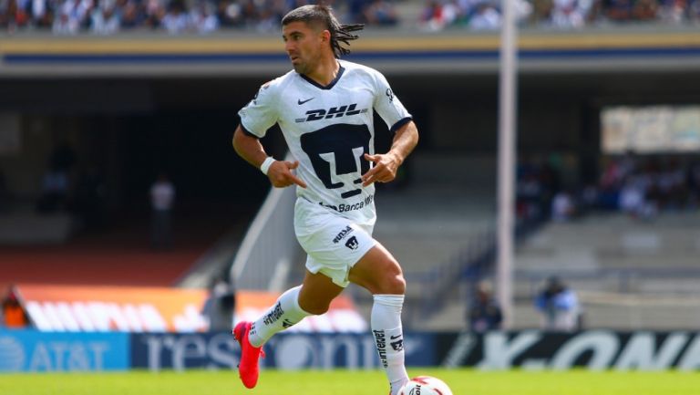 Ignacio Malcorra durante un partido con Pumas