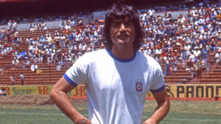 Rodolfo Montoya en su etapa como jugador de Cruz Azul