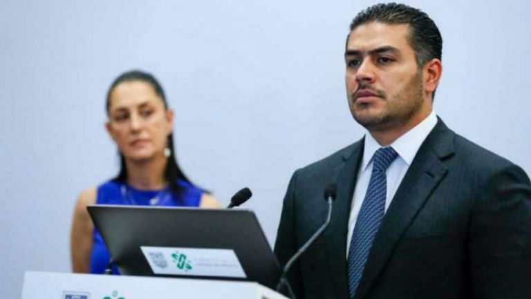 Omar García Harfuch: El Secretario de Seguridad capitalina recibió la visita de Claudia Sheinbaum