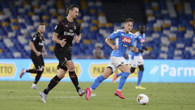 Serie A: Milan rescató empate ante el Napoli del Chucky Lozano