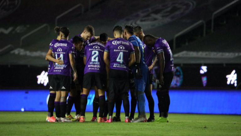 Mazatlán FC previo a un partido