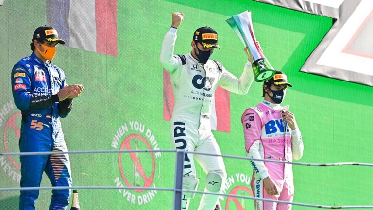Pierre Gasly logró su primera victoria en F1 en Gran Premio de Italia