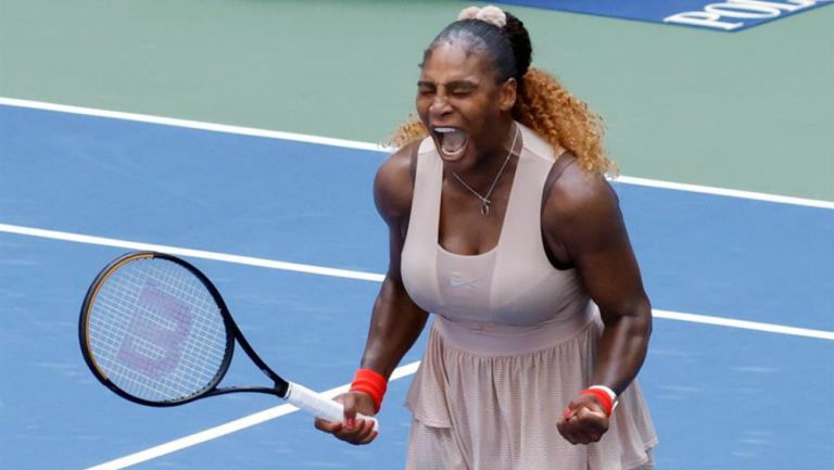 Serena Williams en partido de Tenis