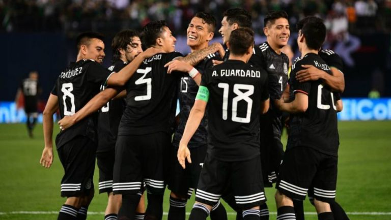 Selección Mexicana en partido