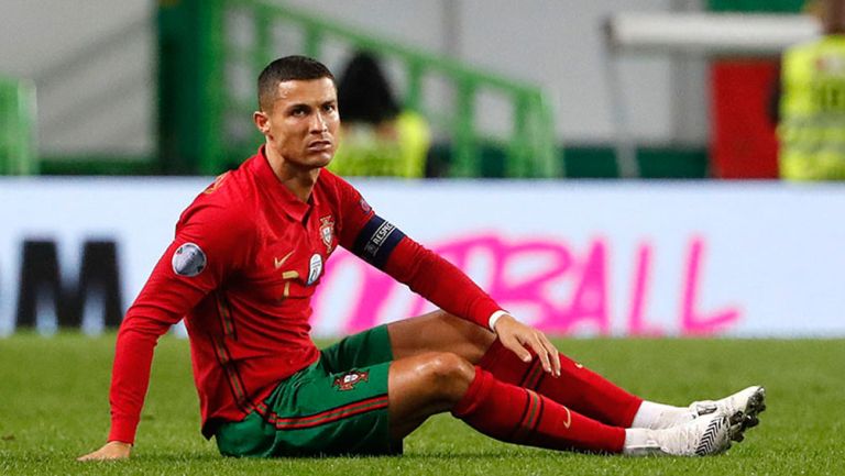 Cristiano Ronaldo durante un duelo con Portugal