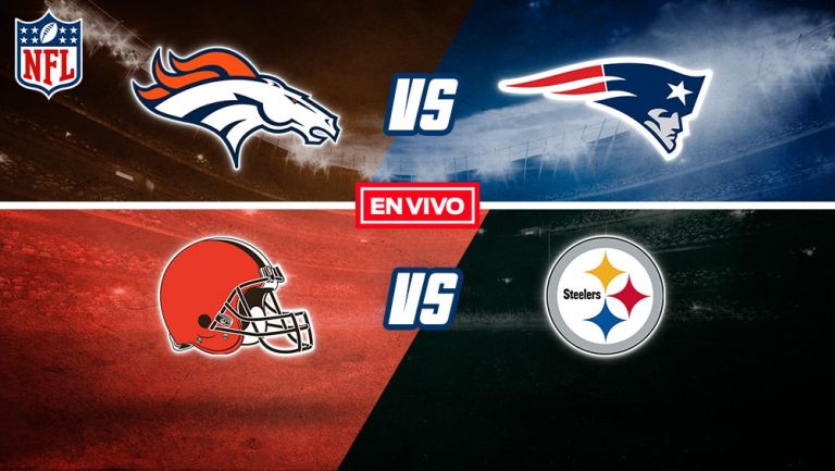EN VIVO Y EN DIRECTO: Broncos vs New Patriots y Browns vs Steelers