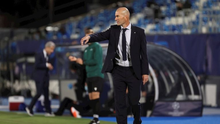 Zidane en derrota vs Shakhtar