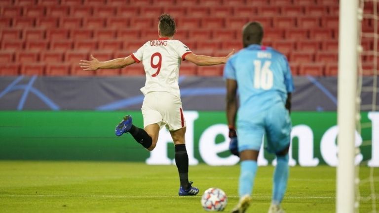 Sevilla venció al Rennes por la mínima 