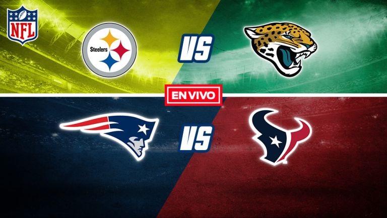 EN VIVO Y EN DIRECTO: Steelers vs Jaguars y Patriots vs Texans