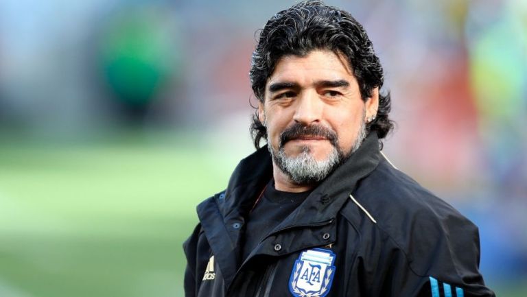 Diego Armando Maradona como director técnico de Argentina