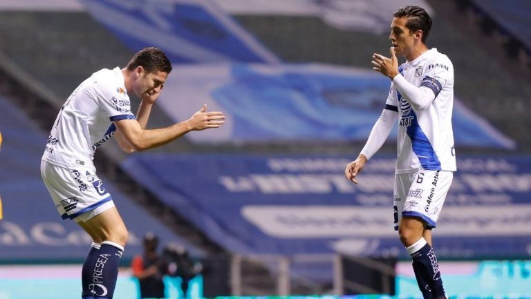 Santiago Ormeño festeja el gol del empate