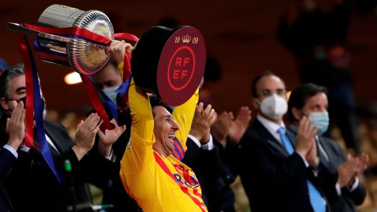 Barcelona: Campeón de la Copa del Rey al vencer al Athletic de Bilbao con doblete de Lionel Messi