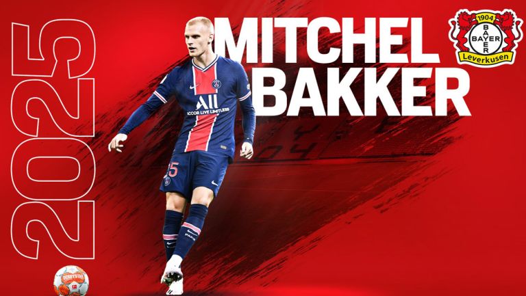 Bayer Leverkusen anunció como refuerzo a Mitchel Bakker