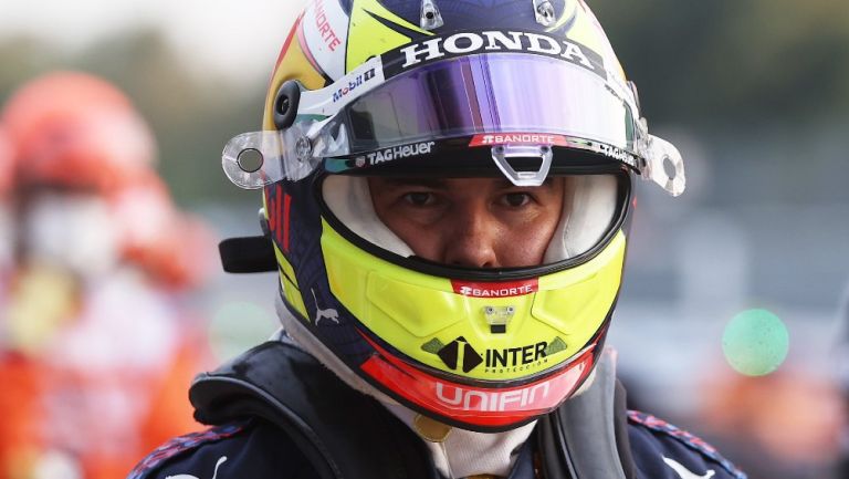 Sergio 'Checo' Pérez en las prácticas del GP de Italia