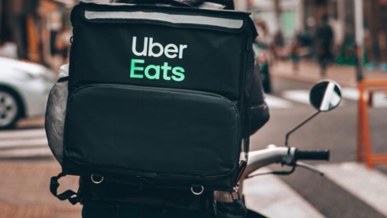 Una entrega de Uber Eats 
