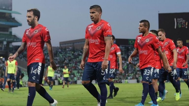 Jugadores de Veracruz tras una derrota