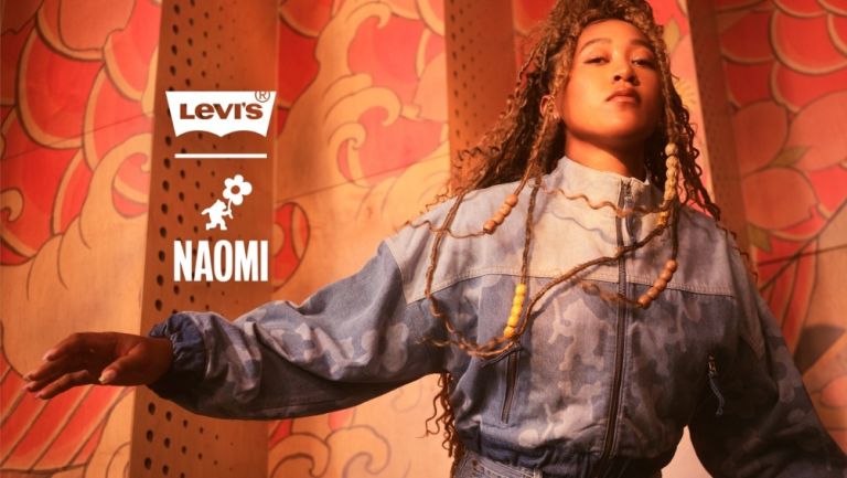 Naomi Osaka en su colaboración con Levi's
