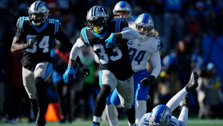 NFL: Panthers cortó racha de Lions con gran actuación de D'Onta Foreman