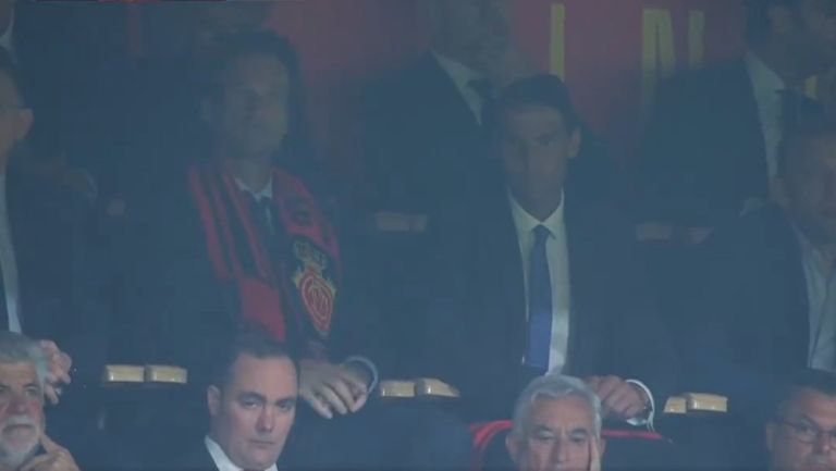 Rafael Nadal asiste a la Final de la Copa del Rey para apoyar al Mallorca